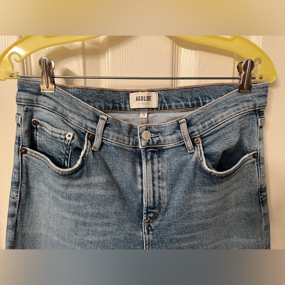 Agolde Jeans, straight leg, size 28 - Picture 3 of 5